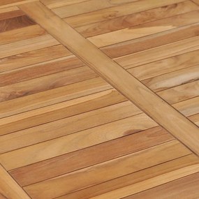 vidaXL Τραπεζαρία Κήπου 110 x 65x 80 εκ. από Μασίφ Ξύλο Teak
