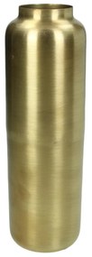 Βάζο ArteLibre Χρυσό Μέταλλο 8.5x8.5x25.5cm