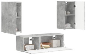 vidaXL Σκυρόδεμα Γκρι 60 x 31 x 29,5 εκ