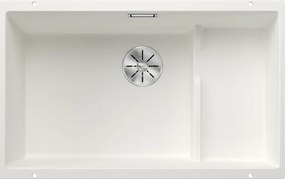 Blanco Subline 700-u Level - Υποκαθήμενος Νεροχύτης Κουζίνας Γρανίτη 73x46 - White