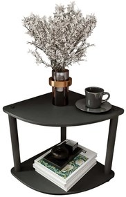Τραπεζάκι Βοηθητικό Γωνιακό 282PTR1570 34x34x38cm Black