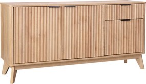 Μπουφές Hamea pakoworld mdf σε φυσική απόχρωση 150x39,5x73εκ