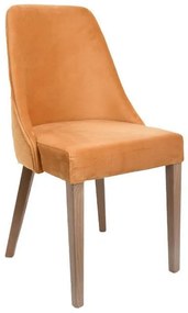 Καρέκλα Τραπεζαρίας T-3 LUX Fylliana Κίτρινο με Grey Oak πόδια 45x50x90εκ. 2αδα 45x50x90 εκ.
