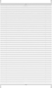 Πλισέ ρόλερ σκίασης 70x125cm Λευκό