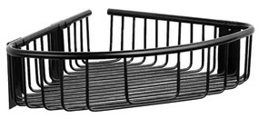 KARAG  RETI Καλάθι γωνιακό σχαρωτό RETI 9638 55 Μαύρο ματ KARAG 21x21x7cm KARAG-3800201584401