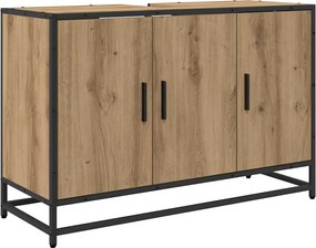 vidaXL Ντουλάπι Μπάνιου Artisan Oak 90 x 33 x 60 εκ.