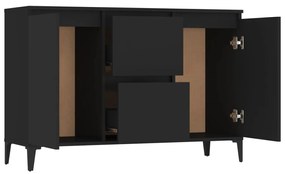 vidaXL Μπουφές Μαύρος 102 x 35 x 70 εκ. από Επεξεργασμένο Ξύλο