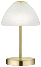 Φωτιστικό Επιτραπέζιο Queen R52021108 3W Led Φ15cm 24cm Brass Mat RL Lighting Metal, Glass