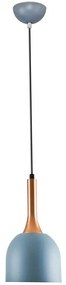 Φωτιστικό Οροφής 414LRC1589 Φ16x120cm 1xE14 40W Grey Opviq