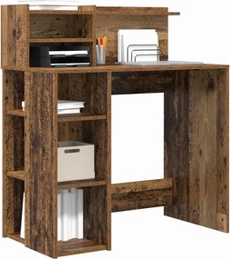 vidaXL Γραφείο Παλιό Ξύλο 90 x 48 x 101,5 cm Επεξεργασμένο Ξύλο