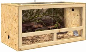 vidaXL Terrarium Καφέ 100 x 50 x 50 cm OSB