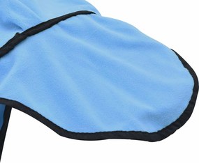 vidaXL Σαμάρι Ίππου Σκούρο Aqua 155 cm Πολυεστέρας