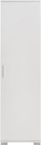 Ντουλάπι-στήλη Chad1 λευκό gloss 45x32x169εκ 45x32x169 εκ.