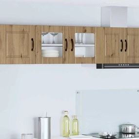 vidaXL Ραφιέρα τοίχου PORTO Artisan Δρυς 80 x 31 x 40 εκ