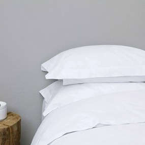 Σεντόνι Ξενοδοχείου White 144 Κλωστές 100% Βαμβάκι King Size 260x260cm 100% Βαμβάκι