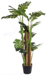 Τεχνητό Δέντρο Μονστέρα Thrive 9211-6 130cm Green Supergreens Πολυαιθυλένιο