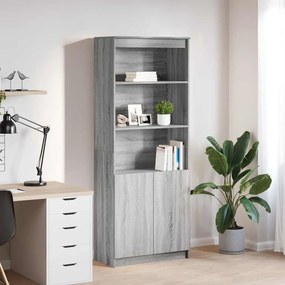 VidaXL Ντουλάπι Γκρι Sonoma 70x35x180 εκ. από Επεξεργασμένο Ξύλο