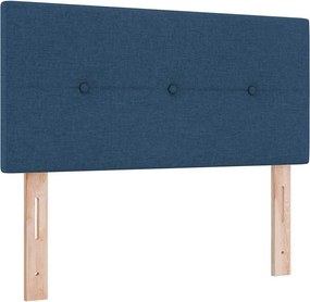 vidaXL LED κεφαλάρι με φώτα λωρίδας LED Μπλε 80 cm Πολυεστέρας