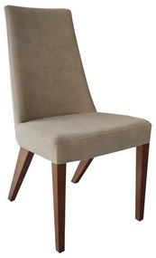 572 Callum ξύλινη καρέκλα Σε πολλούς χρωματισμούς 49x42x95(46)cm Ύφασμα ή δερματίνη