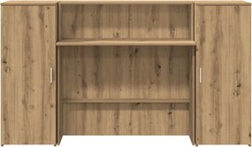 vidaXL Γραφείο υποδοχής 180x50x103,5 εκ. Επεξεργασμένο Ξύλο