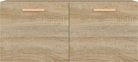 vidaXL Ντουλάπι Τοίχου Sonoma Δρυς 80x35x36,5 εκ. Επεξεργασμένο Ξύλο