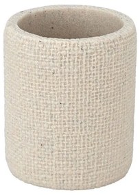 Ποτήρι Μπάνιου Jute 02-25830 7,5x9cm Beige Estia Πολυρεσίνη