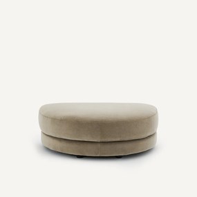Υποπόδιο σύνθεσης από stonewashed βελούδο, TIBERIO