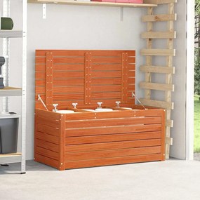 vidaXL Κουτί αποθήκευσης κήπου Καφέ κεριού 101 x 50.5 x 46.5 cm