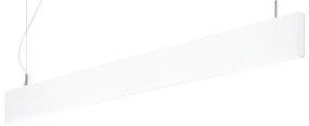 Γραμμικό Φωτιστικό Κρεμαστό LED 32W Λευκό 4000Κ Dimmable Αρθρωτό Linus 268231 Ideal Lux 268231