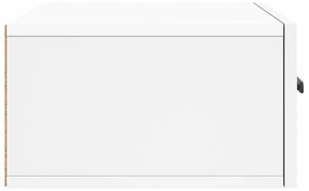 vidaXL Κομοδίνο Επιτοίχιο Λευκά 35 x 35 x 20 εκ.