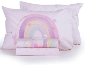 Σετ Σεντόνια Παιδικά 170X260 Water Rainbow Lilac 5205495603582