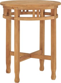 vidaXL Σετ Τραπεζαρίας Κήπου 3 Τεμαχίων από Μασίφ Ξύλο Teak