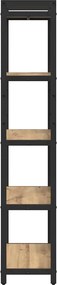 vidaXL Ράφι Βιβλίων 60 x 30 x 155 εκ Επεξεργασμένο ξύλο Artisan Oak