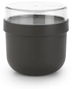 Brabantia 1006296 Δοχείο Φαγητού Πλαστικό Make&Take 500ml, Dark Grey