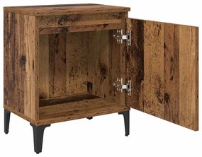 vidaXL Κομοδίνο Παλαιό ξύλο 40 x 30 x 50 cm Επεξεργασμένο ξύλο