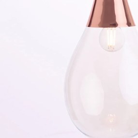 Φωτιστικό οροφής Lacrima-Χάλκινο