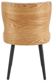 Dine 452 Καρεκλα Καφε / Γκρι 53x80x56cm