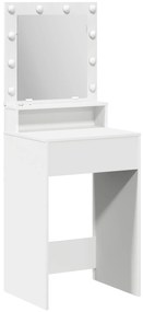 vidaXL Καθρέφτης LED Λευκό 50x41x135 εκ
