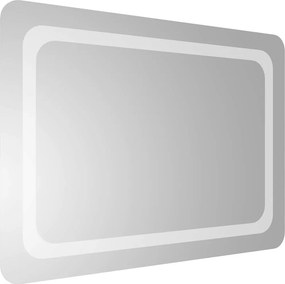 vidaXL Καθρέφτης Μπάνιου με LED 70x50 εκ.