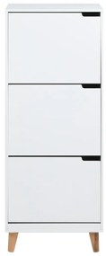 Παπουτσοθήκη Oakland B102, Άσπρο, 47x134x30cm, Ινοσανίδες μέσης πυκνότητας