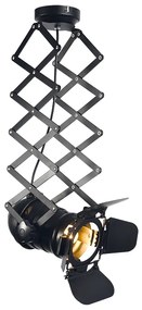 Φωτιστικό Οροφής Aca OD91131CB ALMODOVAR Μαύρο Ματ (Black Mat)