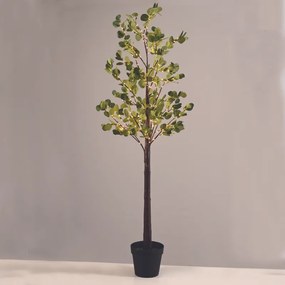 EUCALYPTUS LEAF TREE 240 WW LED ΛΑΜΠ. ΑΝΤΑΠΤ:4,5V IP44 ΥΨΟΣ 180cm ΓΛΑΣΤΡΑ 5m ΚΑΛ  ACA X102401449