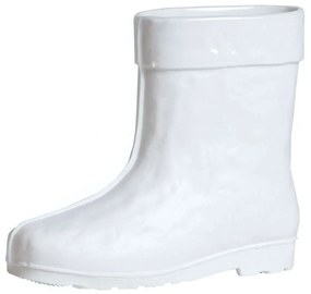 Βάζο Μπότα LBTRD0090336 12x4,5x10cm White Raeder Porcelain,Glass