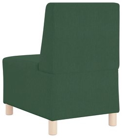 vidaXL Μοναδικός Καναπές χωρίς Χερούλια 3 pcs Πράσινο της Ζούγκλας