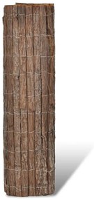 vidaXL Φράχτης 400 x 100 εκ. από Φλοιό Δέντρου