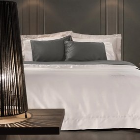 Παπλωματοθήκη Silky Natural Σετ 3Τεμ. Guy Laroche Queen Size 245x255cm 100% Cotton Satin