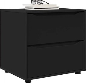 vidaXL Ντουλάπι αποθήκευσης Μαύρο 60 x 48 x 57 εκ Επεξεργασμένο ξύλο