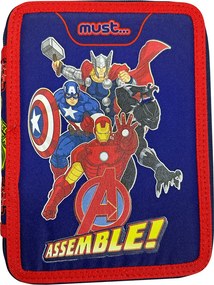 Κασετίνα Διπλή Γεμάτη (21x15x5) Must Avengers Assemble 506105