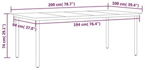 ΣΕΤ ΤΡΑΠΕΖΑΡΙΑΣ ΚΗΠΟΥ 9 ΤΕΜΑΧΙΩΝ ΜΑΥΡΟ 3099618