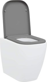 vidaXL Λεκάνη Γκρι 47,5 x 35 x 3,6 εκ Δυροπλάστ